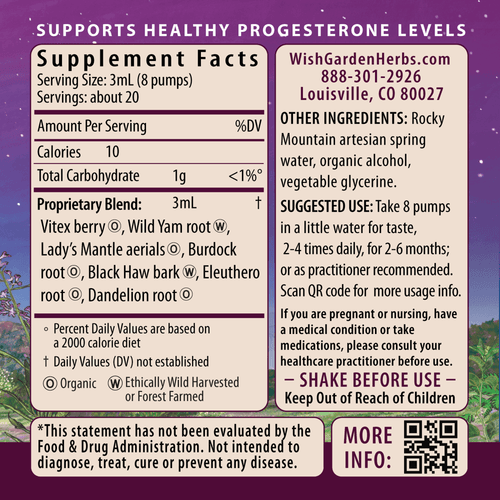 Cycle Vitality 2, Luteal Phase - Progesterone Support
