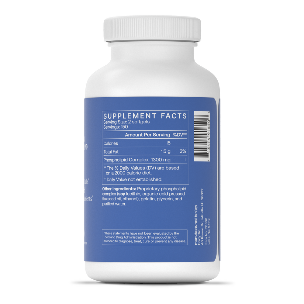 Supplement bottle with blue label showing 'Supplement Facts' on a white background