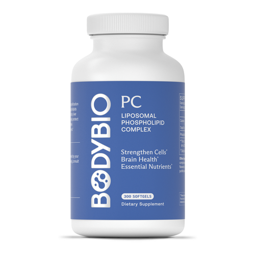 BODYIO dietary supplement bottle with blue label on a white background