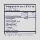 Supplement facts label for Glutamate Scavenger II by PHP with detailed ingredient list on a light gray background