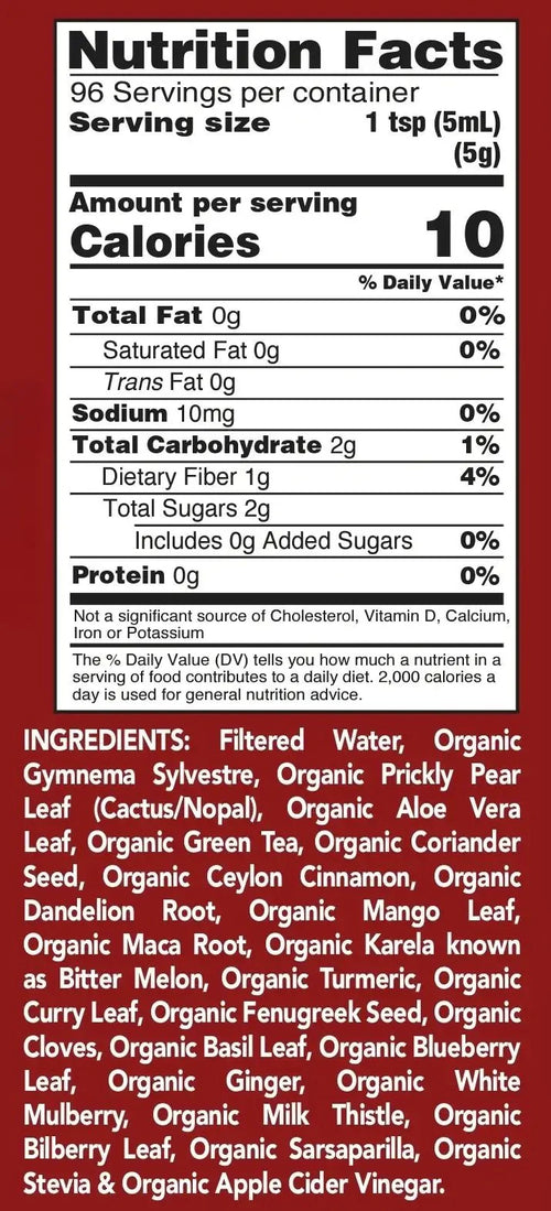 Organic Herbal Diabetes Formula