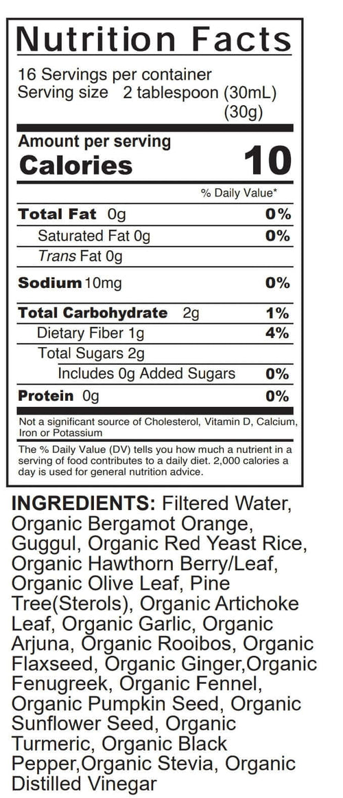 Organic Plant-based Cholesterol Formula
