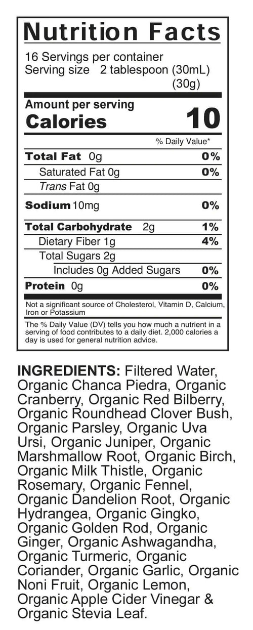 Organic, plant-based Kidney Cleanse