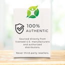 Card with '100% Authentic' and TFP Market company icon on a blurred background